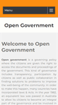 Mobile Screenshot of open-government.net
