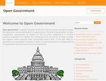 Tablet Screenshot of open-government.net